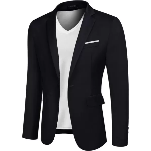 COOFANDY Mens Blazer Sport Coats Casual Slim Fit Suit Jacket Business One Button Blazers