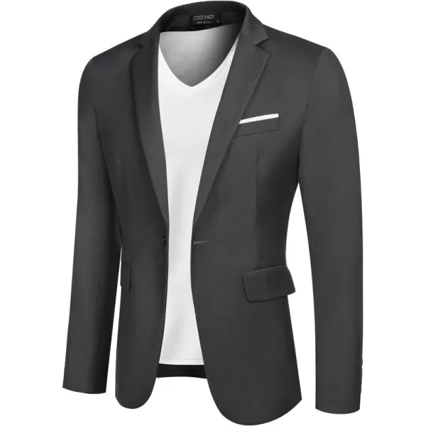 COOFANDY Mens Blazer Sport Coats Casual Slim Fit Suit Jacket Business One Button Blazers