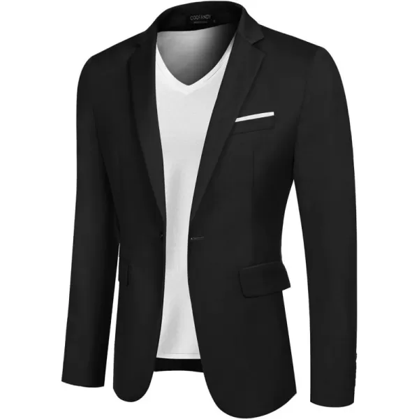 COOFANDY Mens Blazer Sport Coats Casual Slim Fit Suit Jacket Business One Button Blazers
