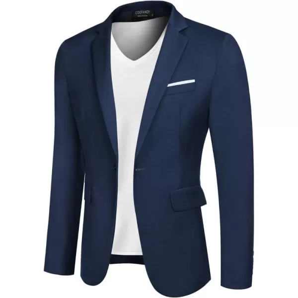COOFANDY Mens Blazer Sport Coats Casual Slim Fit Suit Jacket Business One Button Blazers