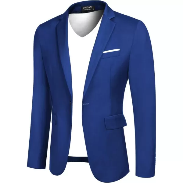 COOFANDY Mens Blazer Sport Coats Casual Slim Fit Suit Jacket Business One Button Blazers