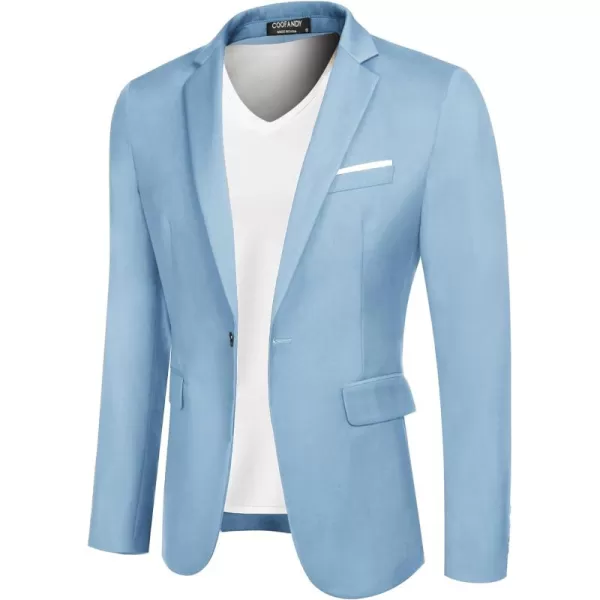COOFANDY Mens Blazer Sport Coats Casual Slim Fit Suit Jacket Business One Button Blazers