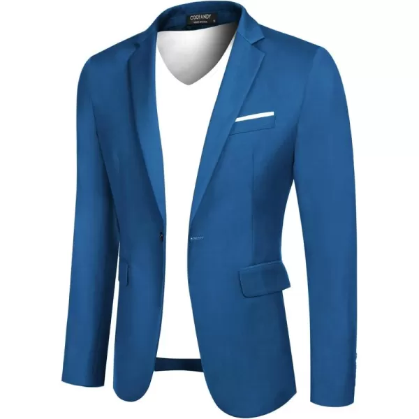 COOFANDY Mens Blazer Sport Coats Casual Slim Fit Suit Jacket Business One Button Blazers