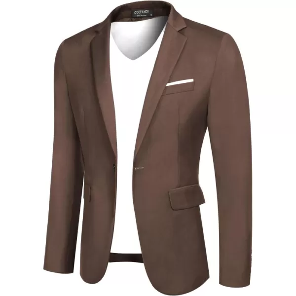 COOFANDY Mens Blazer Sport Coats Casual Slim Fit Suit Jacket Business One Button Blazers