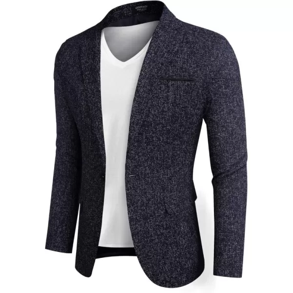 COOFANDY Men's Casual Blazer Suit Jackets Slim Fit One Button Business Sport Coats