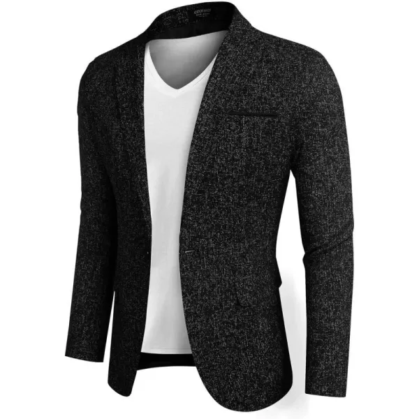 COOFANDY Men's Casual Blazer Suit Jackets Slim Fit One Button Business Sport Coats