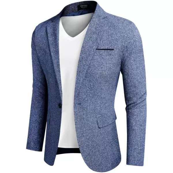 COOFANDY Men's Casual Blazer Suit Jackets Slim Fit One Button Business Sport Coats