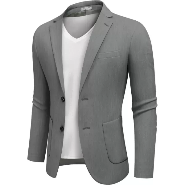 COOFANDY Men's Casual Knit Blazer Suit Jacket Lightweight Sport Coats Two Button