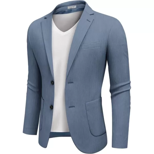 COOFANDY Men's Casual Knit Blazer Suit Jacket Lightweight Sport Coats Two Button