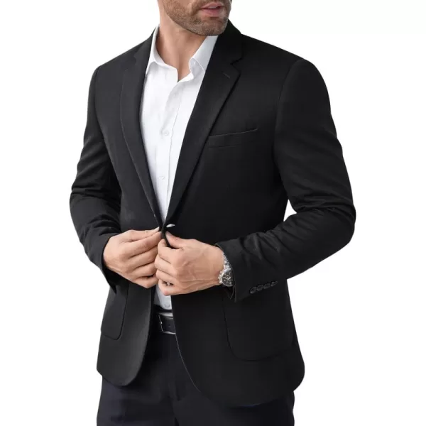 COOFANDY Men's Casual Knit Blazer Suit Jacket Lightweight Sport Coats Two Button