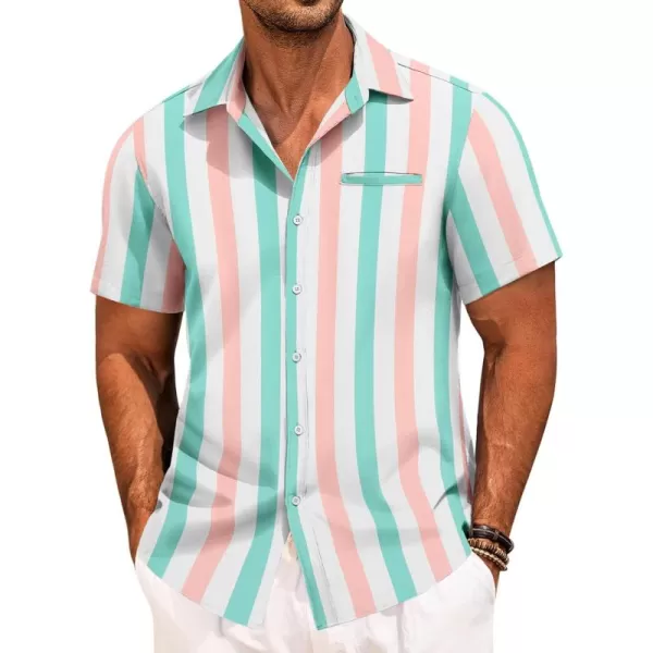 Green Pink Stripe