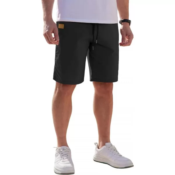 COOFANDY Mens Casual Shorts Stretch Drawstring Summer Beach Shorts Chino Golf Shorts with Pockets