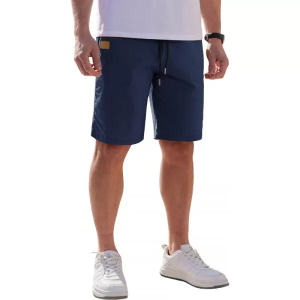 COOFANDY Mens Casual Shorts Stretch Drawstring Summer Beach Shorts Chino Golf Shorts with Pockets