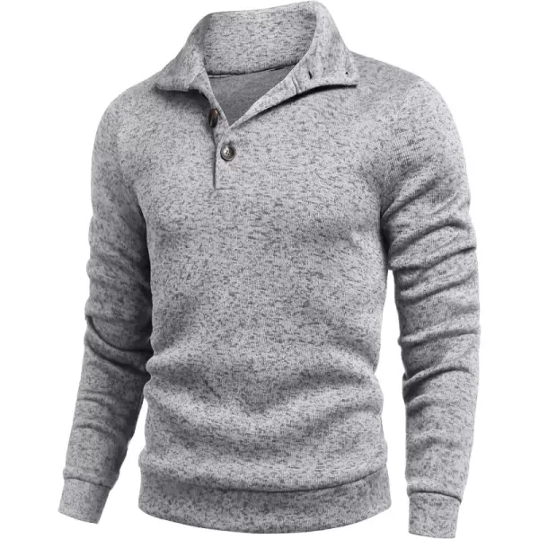 COOFANDY Men's Casual Slim Fit Pullover Sweater Knitted Thermal Sweatshirt