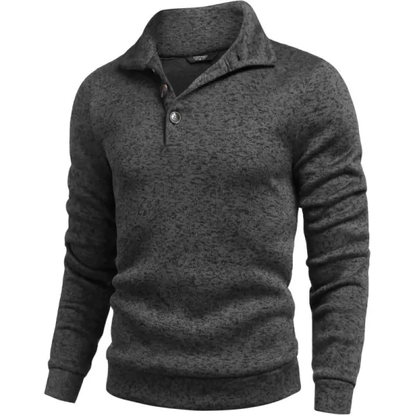 COOFANDY Men's Casual Slim Fit Pullover Sweater Knitted Thermal Sweatshirt