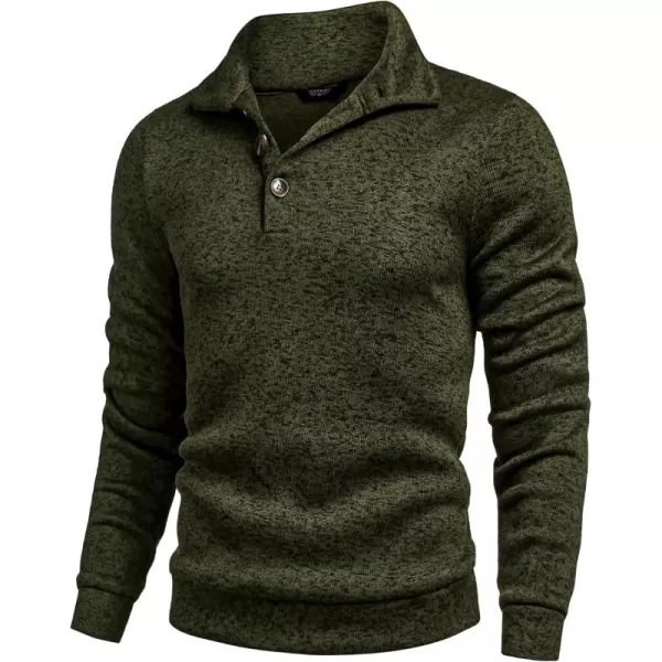 COOFANDY Men's Casual Slim Fit Pullover Sweater Knitted Thermal Sweatshirt