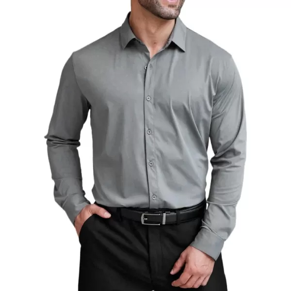 COOFANDY Mens Dress Shirts Long Sleeve Wrinkle Free Shirts Regular Fit Button Down Business Formal Shirts