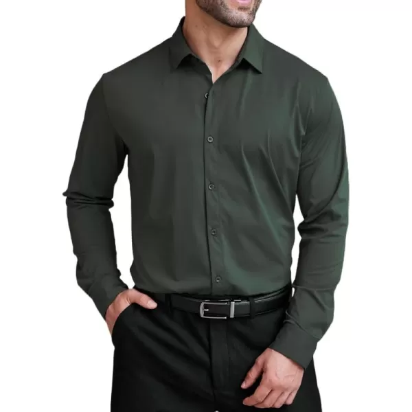 COOFANDY Mens Dress Shirts Long Sleeve Wrinkle Free Shirts Regular Fit Button Down Business Formal Shirts