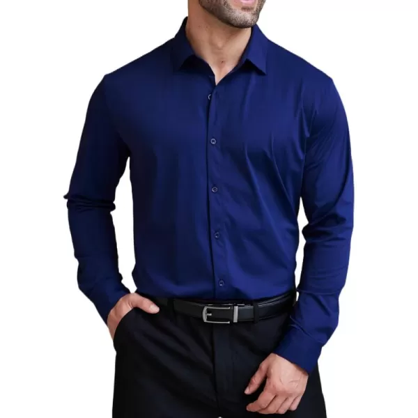 COOFANDY Mens Dress Shirts Long Sleeve Wrinkle Free Shirts Regular Fit Button Down Business Formal Shirts
