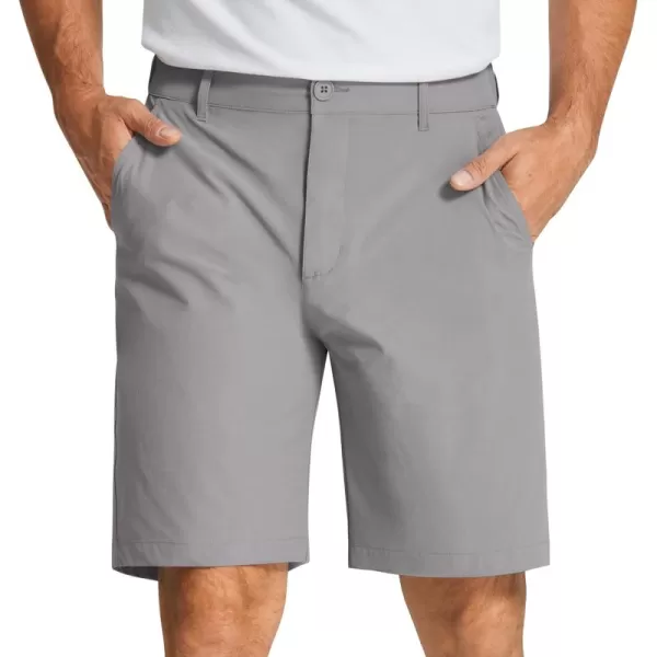COOFANDY Mens Golf Shorts Stretch Quick Dry Casual Dress Shorts with Pockets