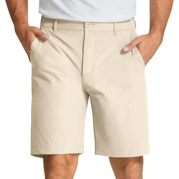 COOFANDY Mens Golf Shorts Stretch Quick Dry Casual Dress Shorts with Pockets