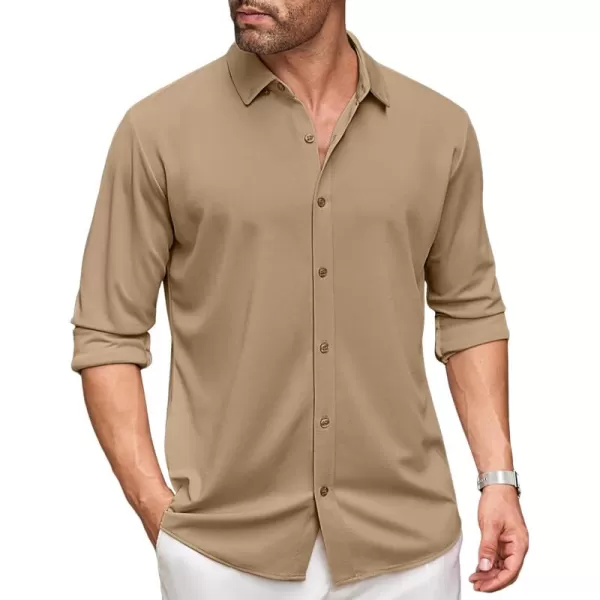 COOFANDY Men's Long Sleeve Wrinkle Free Shirt Button Down Casual Dress Shirts