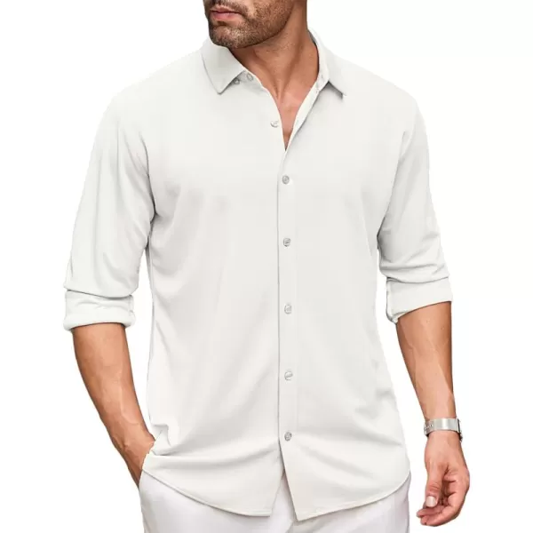 COOFANDY Men's Long Sleeve Wrinkle Free Shirt Button Down Casual Dress Shirts