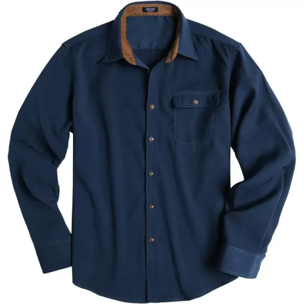 COOFANDY Mens Plaid Shirt Jacket Button Down Long Sleeve Shirts Western Work Shirts