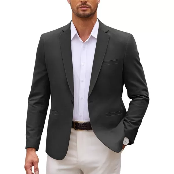 COOFANDY Mens Sport Coat Casual Slim Fit Blazer One Button Textured Suit Jacket
