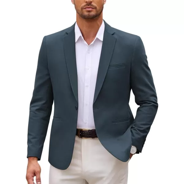 COOFANDY Mens Sport Coat Casual Slim Fit Blazer One Button Textured Suit Jacket