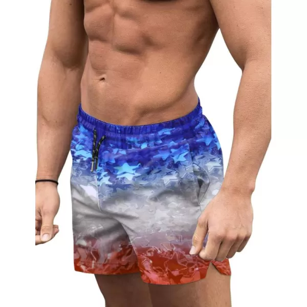 COOFANDY Men's Swim Trunks Quick Dry Summer Beach Shorts Swimwear Bathing Suit