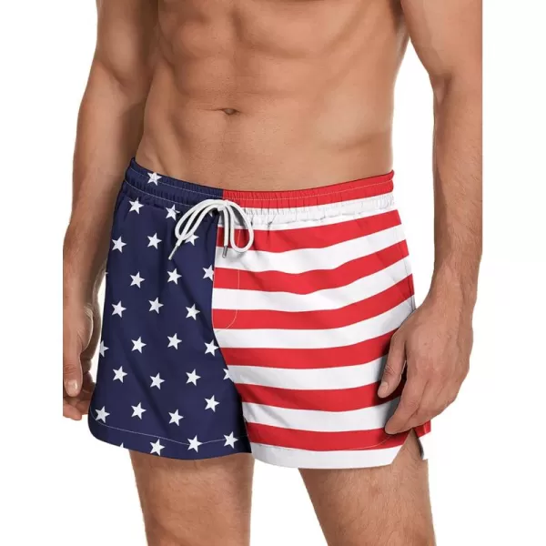 COOFANDY Men's Swim Trunks Quick Dry Summer Beach Shorts Swimwear Bathing Suit