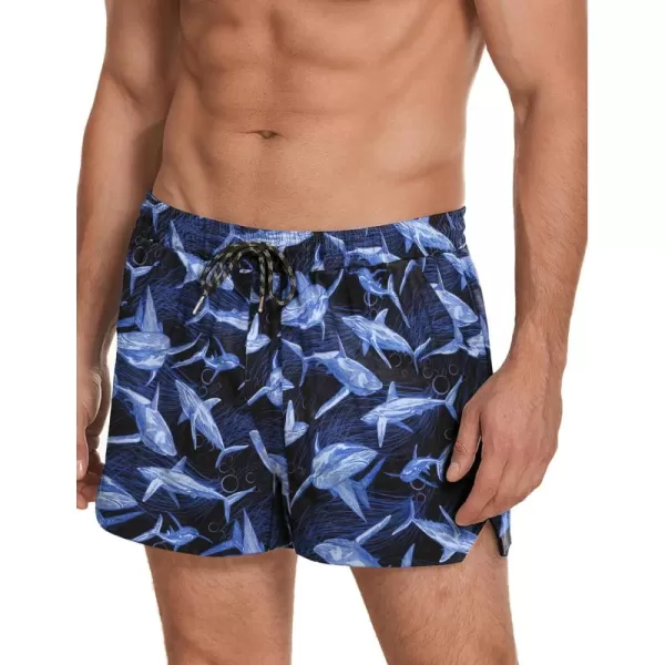 COOFANDY Men's Swim Trunks Quick Dry Summer Beach Shorts Swimwear Bathing Suit