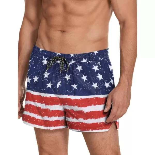 COOFANDY Men's Swim Trunks Quick Dry Summer Beach Shorts Swimwear Bathing Suit
