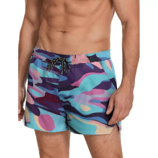 COOFANDY Men's Swim Trunks Quick Dry Summer Beach Shorts Swimwear Bathing Suit