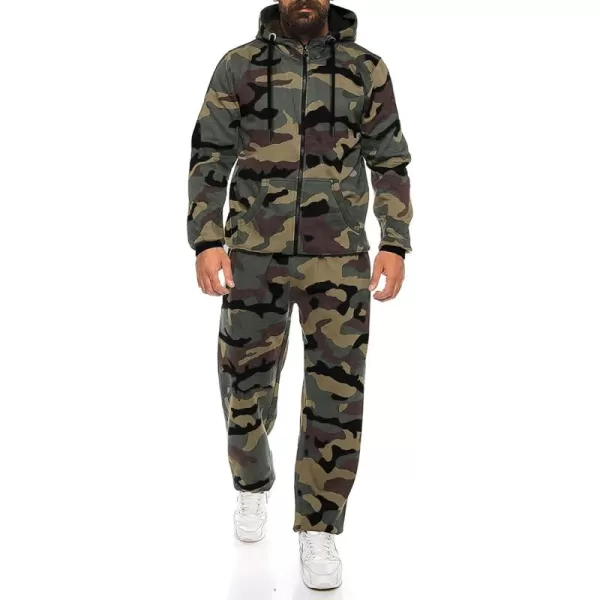 COOFANDY Sweatsuits for Men 2 Piece tracksuit Sets Full Zip Hoodie Sweatpants for Men Casual Sports Jogging Suits S-4XL