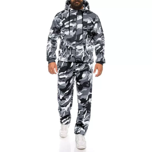 COOFANDY Sweatsuits for Men 2 Piece tracksuit Sets Full Zip Hoodie Sweatpants for Men Casual Sports Jogging Suits S-4XL