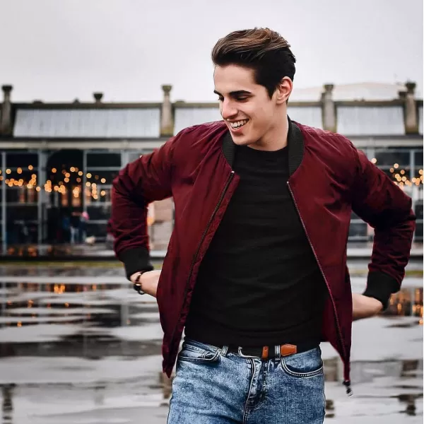 COOFANDY Men Bomber Jackets Lightweight Windbreaker Jacket Casual Softshell Flight Fashion Winter Fall Coat with Pocket