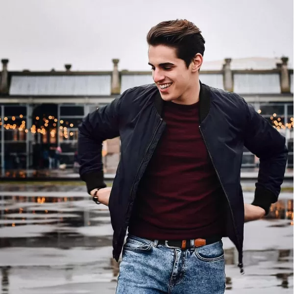 COOFANDY Men Bomber Jackets Lightweight Windbreaker Jacket Casual Softshell Flight Fashion Winter Fall Coat with Pocket