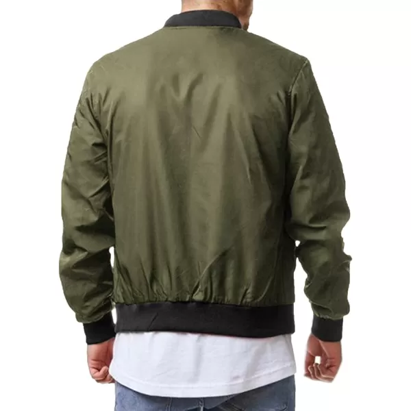 COOFANDY Men Bomber Jackets Lightweight Windbreaker Jacket Casual Softshell Flight Fashion Winter Fall Coat with Pocket
