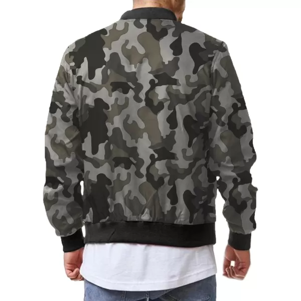 COOFANDY Men Bomber Jackets Lightweight Windbreaker Jacket Casual Softshell Flight Fashion Winter Fall Coat with Pocket