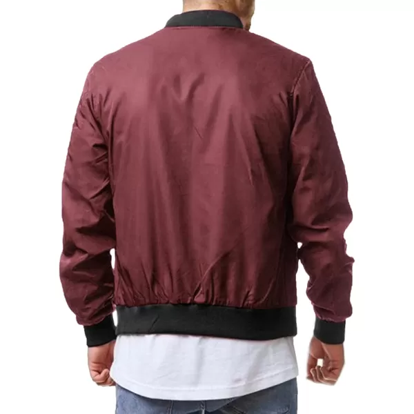 COOFANDY Men Bomber Jackets Lightweight Windbreaker Jacket Casual Softshell Flight Fashion Winter Fall Coat with Pocket