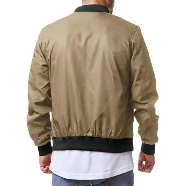 COOFANDY Men Bomber Jackets Lightweight Windbreaker Jacket Casual Softshell Flight Fashion Winter Fall Coat with Pocket