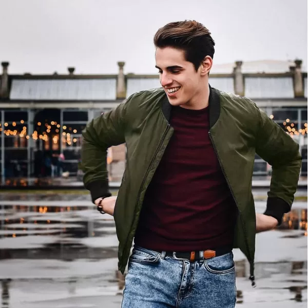COOFANDY Men Bomber Jackets Lightweight Windbreaker Jacket Casual Softshell Flight Fashion Winter Fall Coat with Pocket