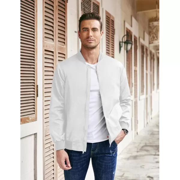 COOFANDY Men Bomber Jackets Lightweight Windbreaker Jacket Casual Softshell Flight Fashion Winter Fall Coat with Pocket