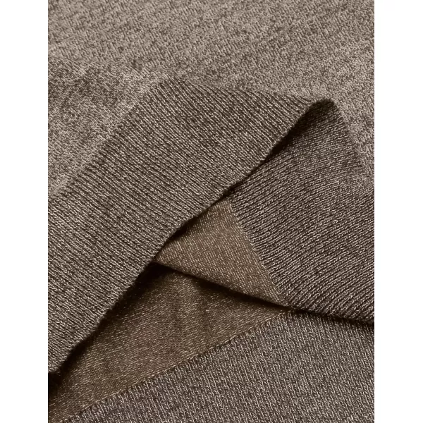 COOFANDY Men Casual V Neck Sweater Ribbed Knit Slim Fit Long Sleeve Pullover Top