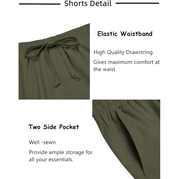 COOFANDY Men's 2 Pieces Linen Set Short Sleeve Beach Outfits Casual Button Down Shirt and Short Sets with Pockets