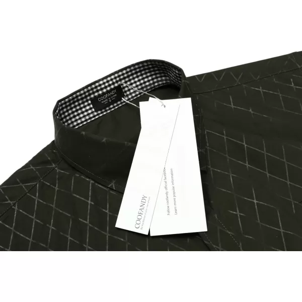 COOFANDY Men's Business Dress Shirt Long Sleeve Casual Slim Fit Button Down Shirt