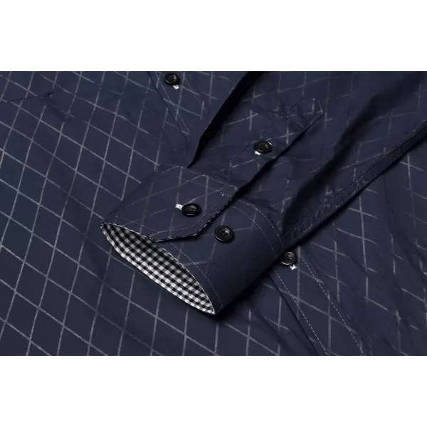 COOFANDY Men's Business Dress Shirt Long Sleeve Casual Slim Fit Button Down Shirt
