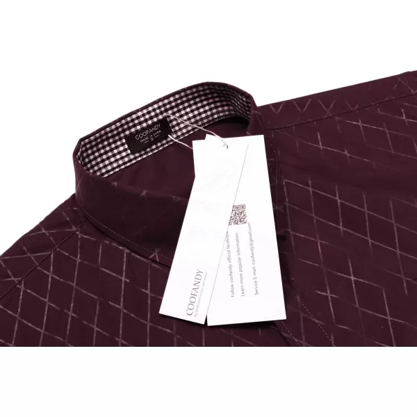 COOFANDY Men's Business Dress Shirt Long Sleeve Casual Slim Fit Button Down Shirt